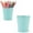 Blue, variant on 2 Pack Metal Pen Holder,Bexikou Mini Pencil Bucket,Desktop Pencil Cup Makeup Brush Organizer,Stationary Supplies Container for Office Classroom Crafts