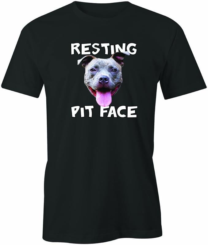 Resting pit face shirt Clearance