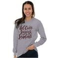 thumbnail image 3 of Cider Scarves Scripture Christian Women Plus Size Long Sleeve Graphic Tee Brisco Brands 2X, 3 of 5