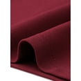 thumbnail image 4 of Plus Size Dress for Women Crew Neck Sleeveless Contrast Color Knit Trim Dual Pocket Wear to Work Office Dress 4X Burgundy, 4 of 5