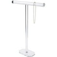 thumbnail image 2 of Plymor Clear Acrylic T-Bar Necklace Display Stand, 23" H x 16" W x 5" D, 2 of 2