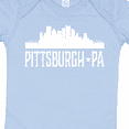 thumbnail image 4 of Inktastic Pittsburgh Pennsylvania Skyline Pa Cities Boys or Girls Baby Bodysuit, 4 of 5