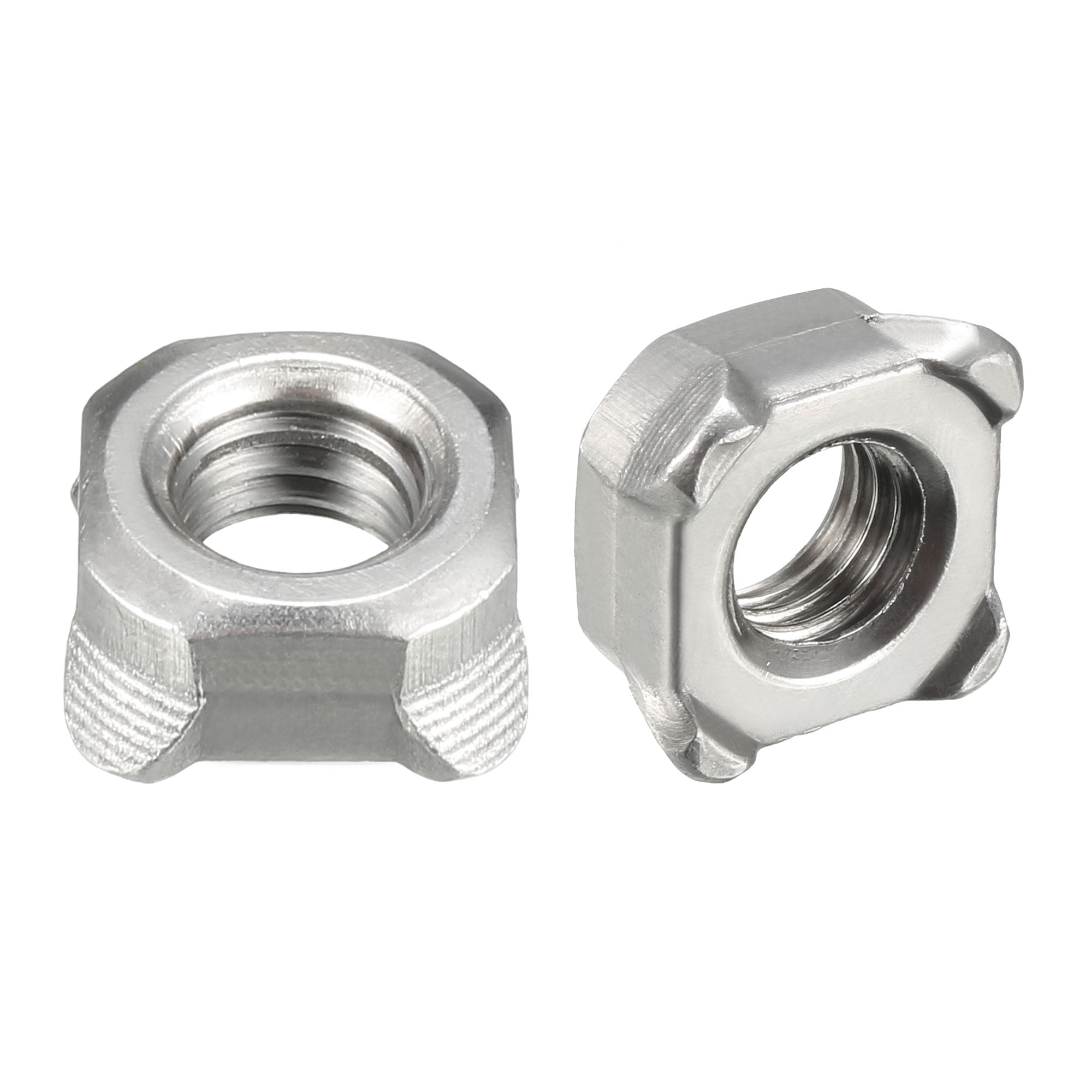 square nuts metric 10mm x 1.25mm pitch  weld nuts 