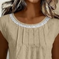 thumbnail image 6 of Blouses for Women Summer Tops 2026 Trendy Tank Tops Scoop Neck Sleeveless Cotton Linen Tops Clothes Spring Outfits, 6 of 7