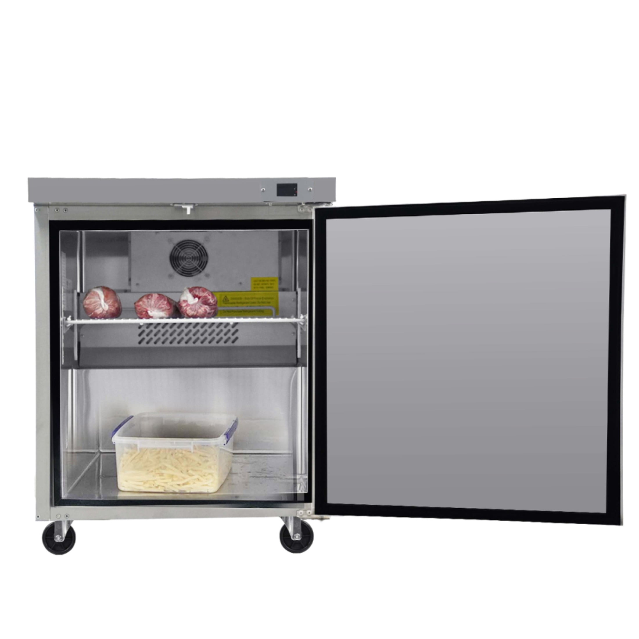 29" Commercial Under Counter Freezer 1 Door 8 Cu.ft Undercounter Work Top Freezers ETL Approved(LTL carry)