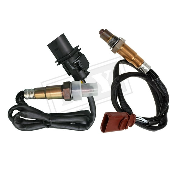 Ruiya 2PCS 234-5102 234-4829 Upstream & Downstream For 2005-2009 Audi A4, A4 Quattro 2.0L O2 Oxygen Sensor