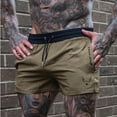 thumbnail image 1 of Floenr Mens Shorts,Men's Home Fitness Shorts Fashionable And Comfortable Sport Solid Color Shorts, 1 of 9