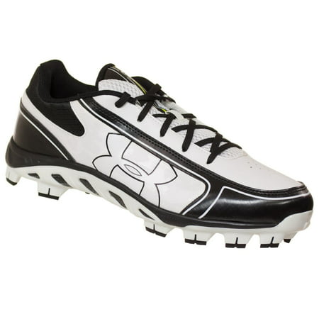 Under Armour Women's Spine Glyde TPU CC White/Black Softball Cleat 9
