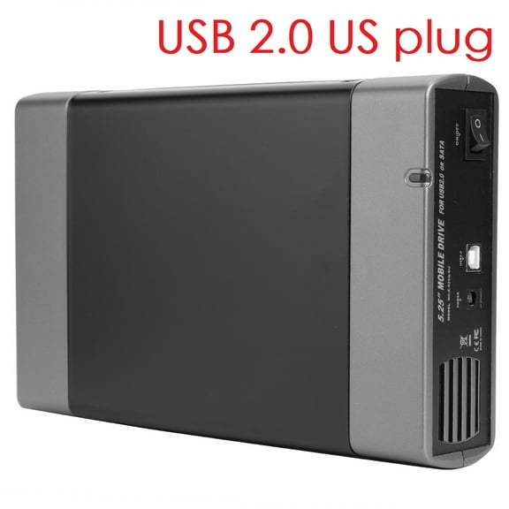 5.25 inch USB 2.0/USB 3.0 SATA External Optical Drive Case Enclosure Box Adapter For Windows 7 For Mac PC