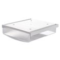 thumbnail image 2 of under Desk Drawer Attachable Hidden Slide-out Plastic Stick on Drawer under Desk Organizer Office Supplies, 2 of 5