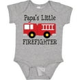 thumbnail image 3 of Inktastic Papa's Little Firefighter Boys Baby Bodysuit, 3 of 5