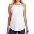 thumbnail image 2 of Gibobby Camiseta sin mangas de yoga para mujer Camiseta sin mangas de algodón elástico con correa para colgar en el cuello(Blanco,M), 2 of 5