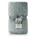 thumbnail image 1 of Better Homes & Gardens Soft Plush Grey Throw Blanket, 1 of 5