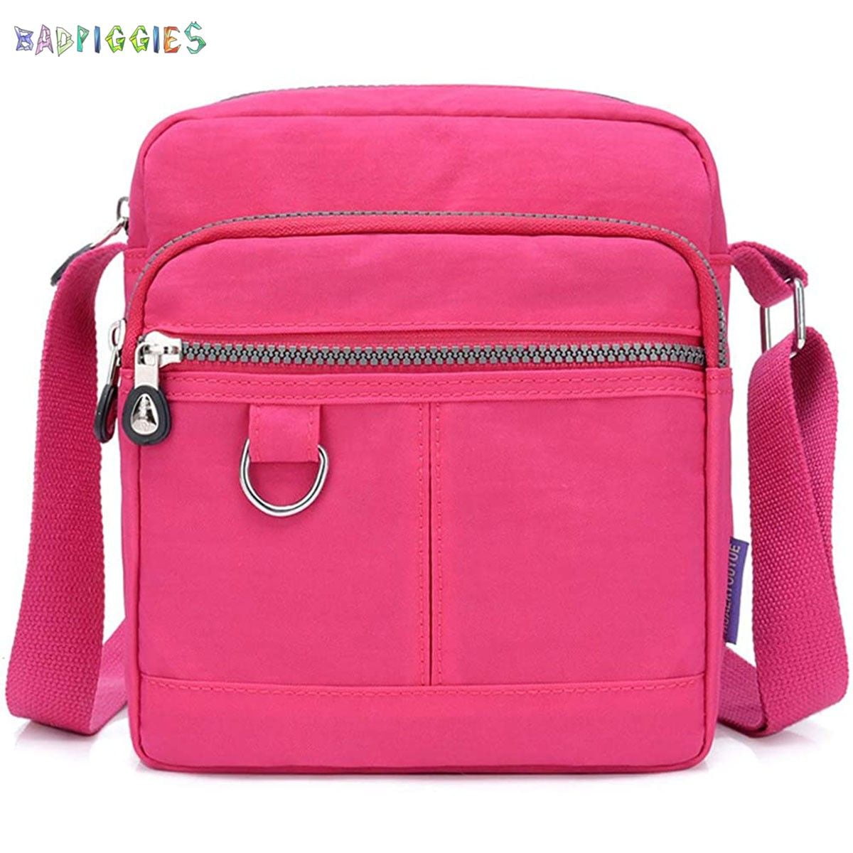 BadPiggies Women Nylon Purse Crossbody Bag Handbag Waterproof Casual