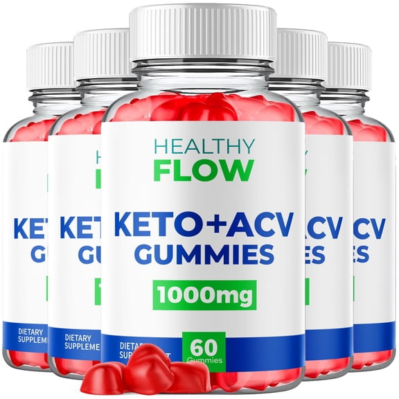Healthy Flow Keto ACV Gummies 1000MG Advanced Formula Vitamin HealthyFlow 300 Gummies