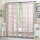 thumbnail image 2 of Tela transparente con flores para cortinas de panel para ventanas, 1 hogar, 2 of 8