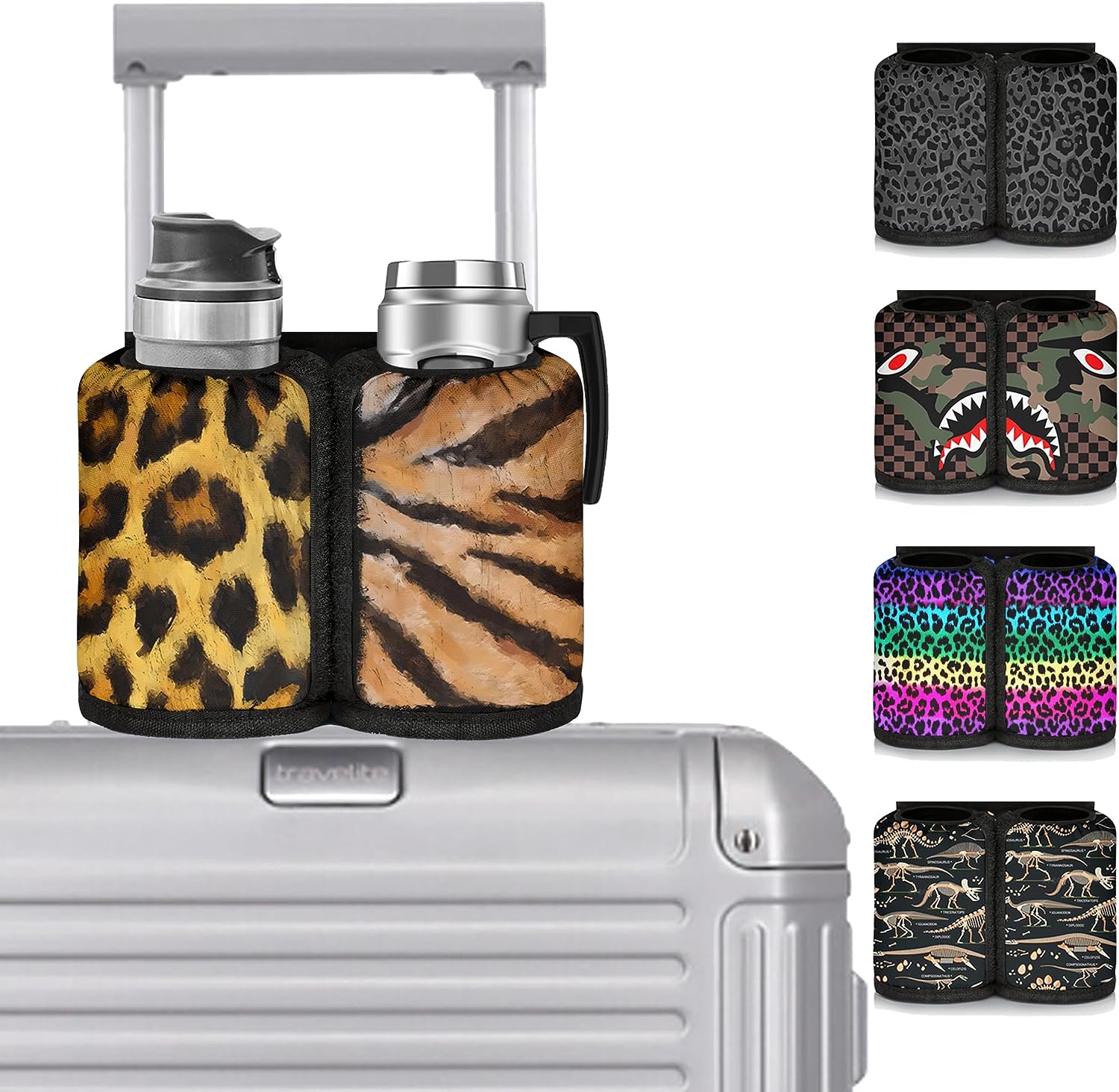 Luggage Cup Holder for Suitcases Travelers Accessories Carry on with