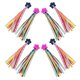 thumbnail image 1 of Bike Handlebar Tassels Colorful Ribbons for Kids 4Pair Scooter Streamers, 1 of 5