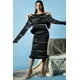 thumbnail image 1 of Conjunto de moda Honora Kit de tejido de punto negro para mujer, 1 of 7