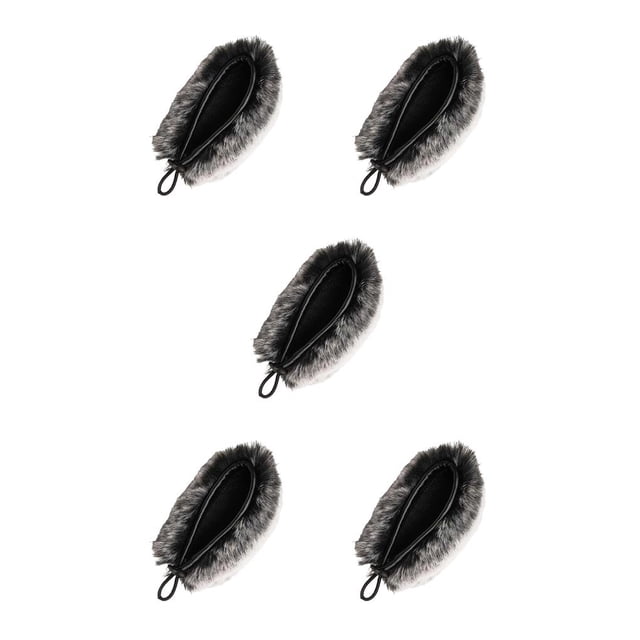 Seitruly Microphone Covers Furry Mic Headset Elasticity Tube Replacement Protector with Voice Windscreen Good for yeti/Pro Type2 NO2