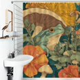 thumbnail image 4 of Cute Witch Frog Shower Curtain , Enchanted Forest Scenic Bathroom Decor Sets, Waterproof Fabric with Hooks, 4 of 7