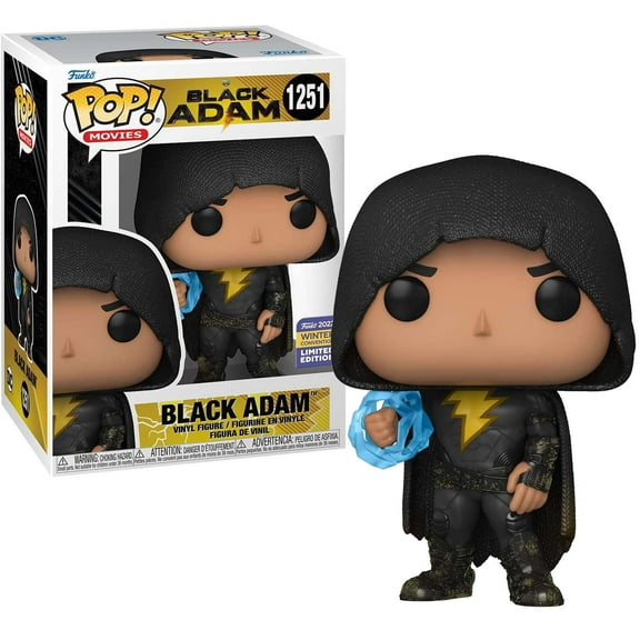 Funko POP! DC Movies Hooded Black Adam 2022 Winter Convention Exclusive Figure #1251