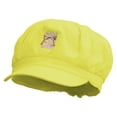 thumbnail image 2 of Kitchen Art Embroidered Cotton Elastic Big Size Newsboy Cap - Yellow XL-3XL, 2 of 5