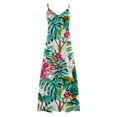 thumbnail image 5 of HomeGardon Summer Dresses Dresses for Women Summer Print Casual Loose Sleevless-Neck Dress,S-XXXL, 5 of 5