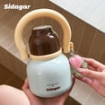 thumbnail image 3 of Sidagar 22 oz Mint Green Insulated Stainless Steel Water Bottle with Straw and Handle, 3 of 10