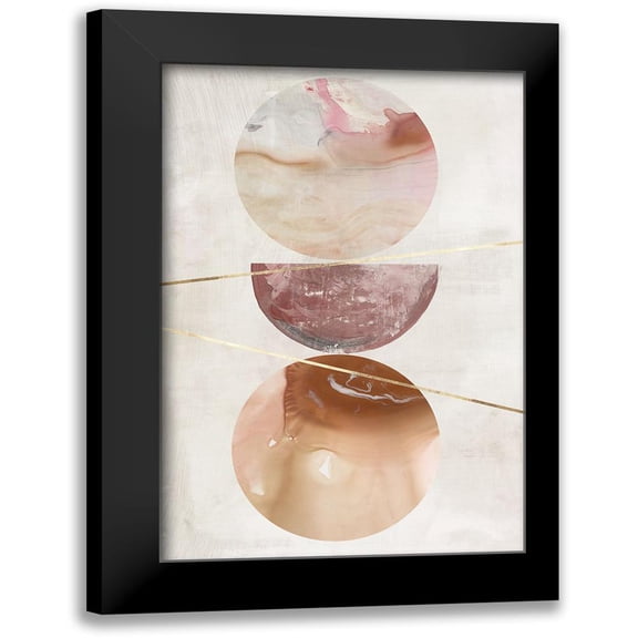 Reeves, Tom 11x14 Black Modern Framed Museum Art Print Titled - Balance of Blush I