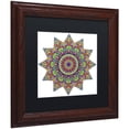 thumbnail image 2 of Trademark Fine Art "Sparkling Sunny Day Mandala" Canvas Art by Kathy G. Ahrens, Black Matte, Wood Frame, 2 of 4