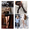 thumbnail image 4 of Pantimedias Negro Y Piel Para Mujer Medias Lisas Sexy 2pzs, 4 of 8