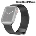 thumbnail image 1 of Banda magnética compatible con Apple Watch Correa milanesa de malla con lazo ajustable, pulsera de metal para correa de Apple Watch aplicable Ormromra 222876-5, 1 of 8