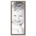 thumbnail image 2 of ArtToFrames 18" x 45" Aged White Gold Picture Frame, 18x45 inch Silver Wood Poster Frame (WOM-2036),  Pack, 2 of 7