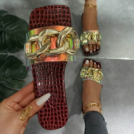 

Yoslce Slippers for Women Dressy Comfy Platform Casual Shoes Summer Beach Travel Slipper Flip Flops