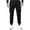 Black, variant on Cathalem Men's Cargo Shorts Drawstring Elastic Waist Baggy Tapered Sweatpants with Pockets,Khaki 34