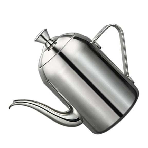 Stainless Steel Oil Pot Practical Oil Container Oil Filter Storage Container Olive Oil Bottle Oil Can Oil Strainer Pot