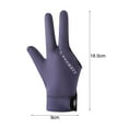 thumbnail image 6 of sunsanly Billiards Gloves Anti-Slip Three Finger Left Right Hand Snooker Billiard Glove Elastic Breathable Training Accessories for Pool Snooker Table Tennis, 6 of 8