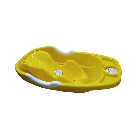 Bañera Angelin Baby Con Respaldo Amarillo