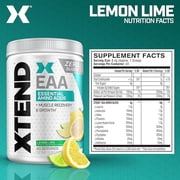 XTEND EAA Post-Workout Powder, for Muscle Recovery, Sugar-Free, Lemon Lime, 40 Servings