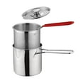 thumbnail image 2 of Fiocias Deep Frying Pot Multifunction Milk Pot with Filter Basket Pan Deep Fryer Cooking, 2 of 8