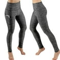 thumbnail image 6 of High Waist Yoga Pants Fitness Leggings Women Tummy Control Stretch Workout Sports Pants w/ Pocket, Gray S, 6 of 7