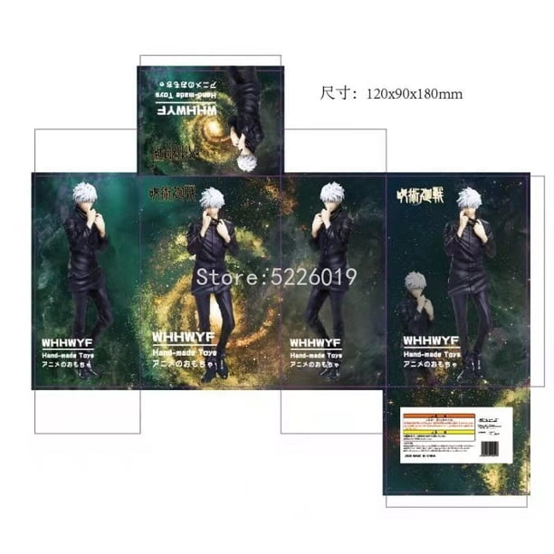 20cm Jujutsu Kaisen Anime figura Gojo Satoru figura de acción Itadori Yuji Fushiguro Megumi figura Kugisaki Nobara Juguetes Gong Bohan LED