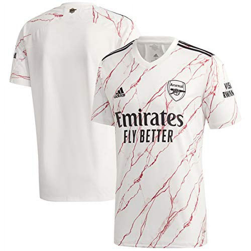 Adidas Arsenal F.C. Boys Youth 20/21 Away Soccer Jersey, Cloud