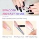 thumbnail image 3 of Set de gel de uñas Poly Makartt, 2 colores, 50 ml, transparente, blanco y negro, 3 of 8