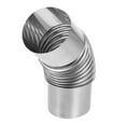 thumbnail image 6 of Hytrove Elbow Chimney Pipe Stainless Steel For Fireplaces Homeowners 1Set 6.29X4.32X2.55In, 6 of 8