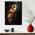 thumbnail image 3 of Parson Russell Terrier Art - Dog Art - Gift for Men, Women & Animal Lover - Canvas Master Aristocratic Dog Canvas - Renaissance Print- Funny Decor for Living Room, Bedroom or Kid's Room, 3 of 4