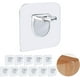 thumbnail image 1 of 12 Pack Closet Shelf Bracket, Cabinet Adhesive Shelf Support Peg Bracket, Punch Free Adhesive Clear Plastic Pegs Hanger Holder For Partition, 1 of 5