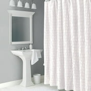 Union Square Shower Curtain, White
