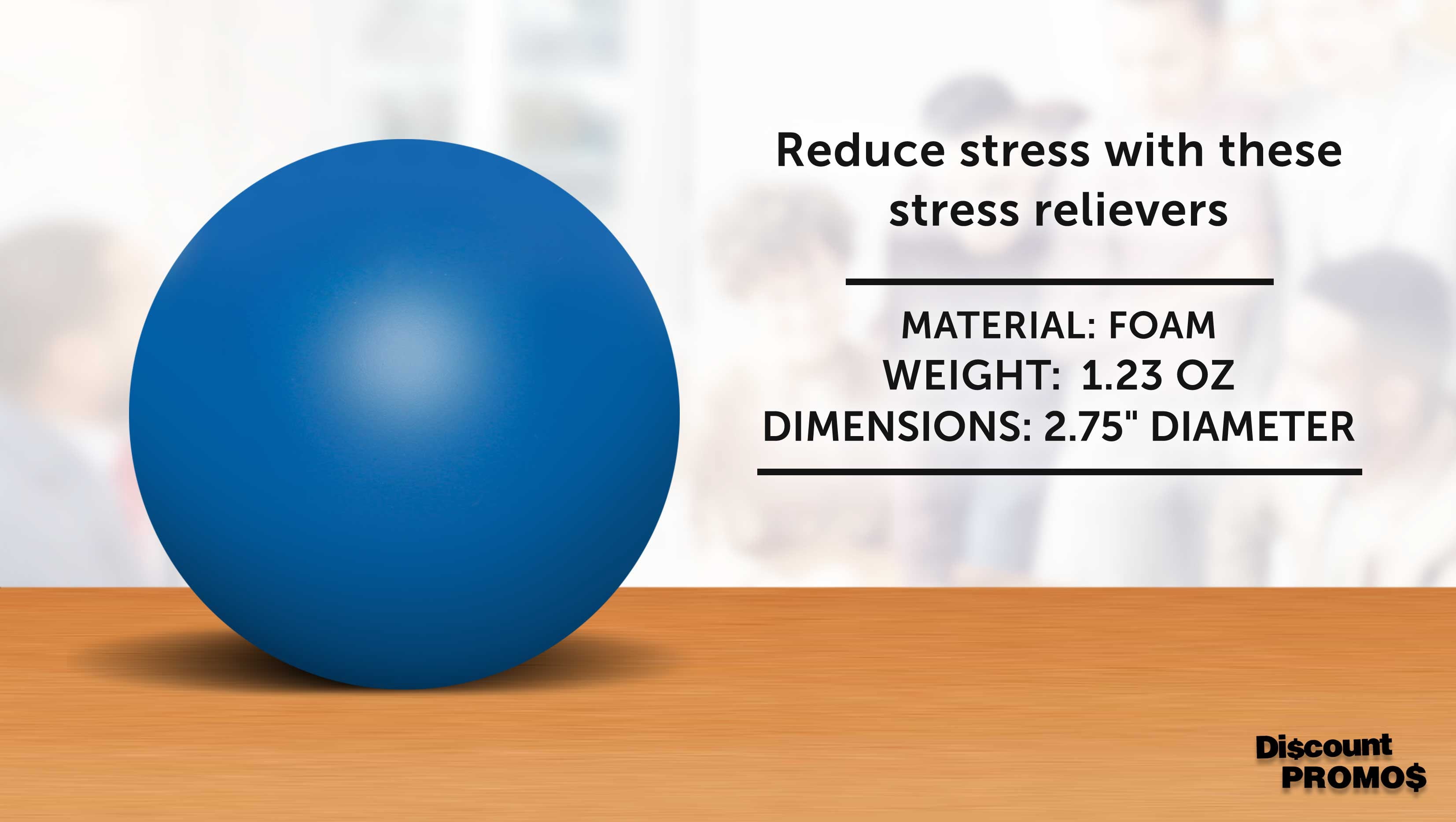 Stress Balls for Adults Set of 10, Bulk Pack - Hand Exercise, For Your Desk, Office or Home - Blue